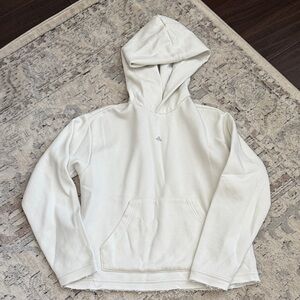 adidas White Hoodie Sweatshirt